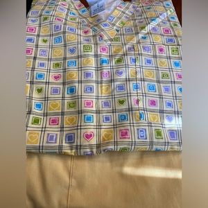 Light Yellow Scrub Set